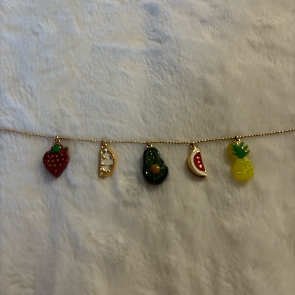 Girls Crewcuts fruit necklace-never worn